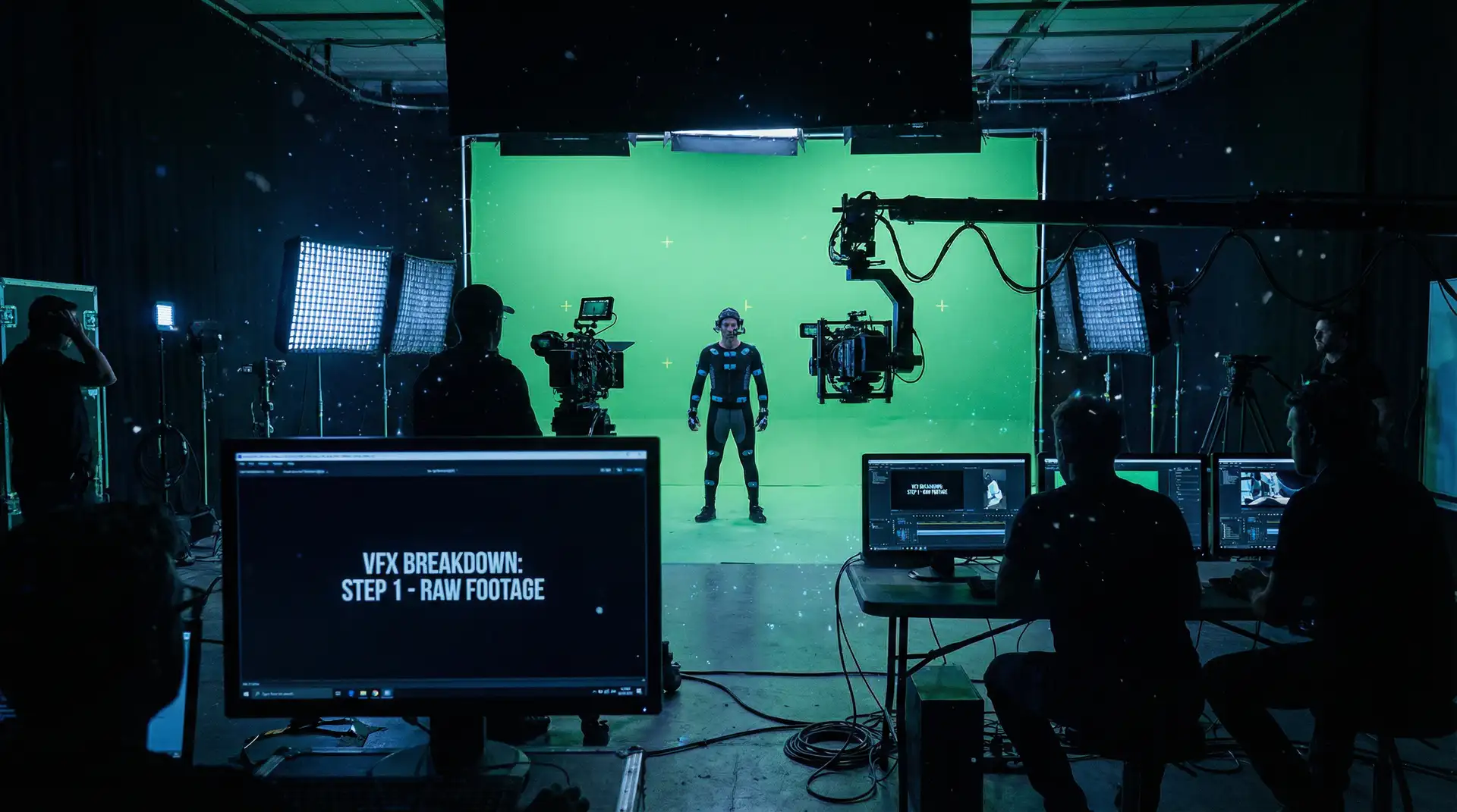 特效熔炉 星际崩塌绿幕原片